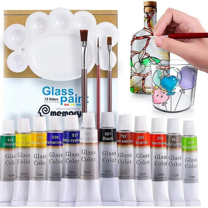 Liquid Metallic Glass Paint Set