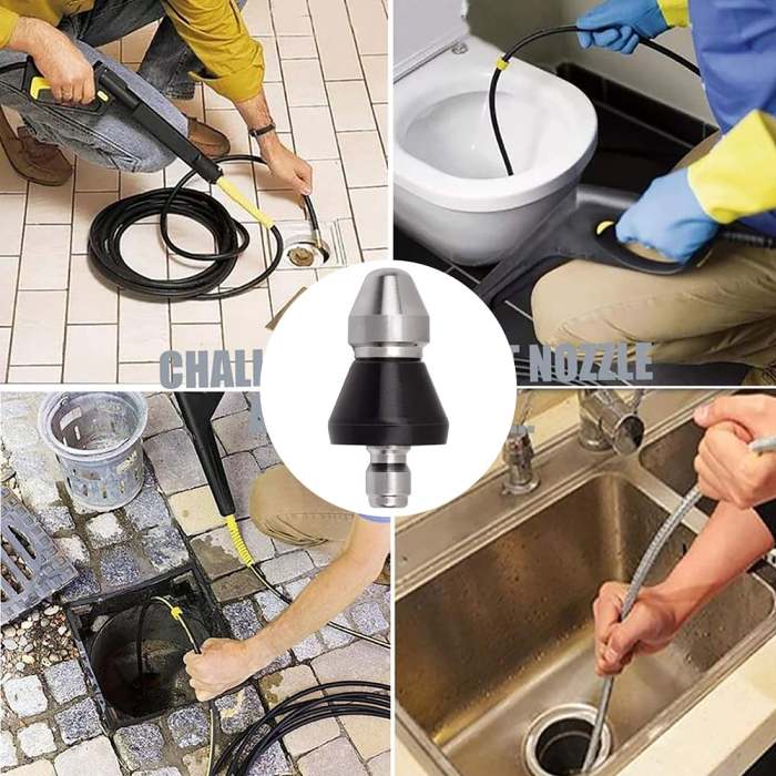 (SUMMER SALE-48% OFF) Sewer Cleaning Tool High-pressure Nozzle by Veasoon