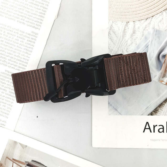Outdoor Magnetic Buckle Braided Belt
