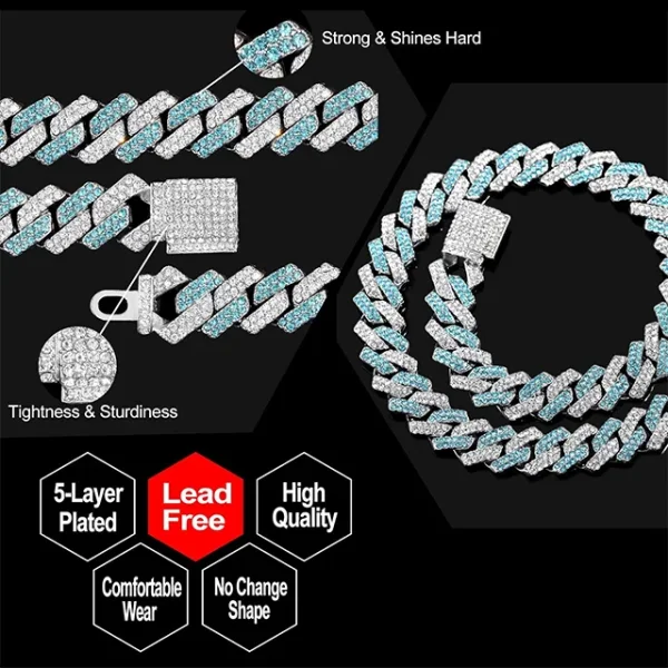 Diamond-Cuban Link Necklace