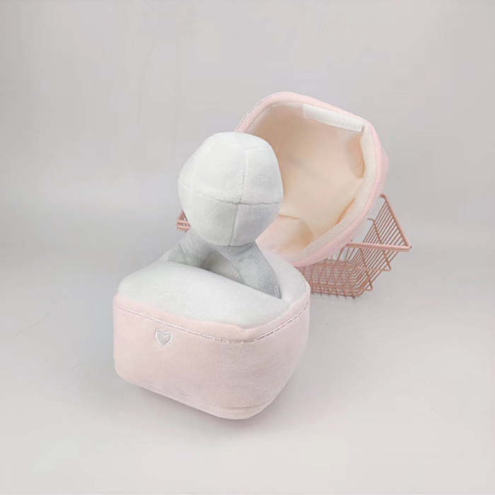 Plush Diamond Ring Box