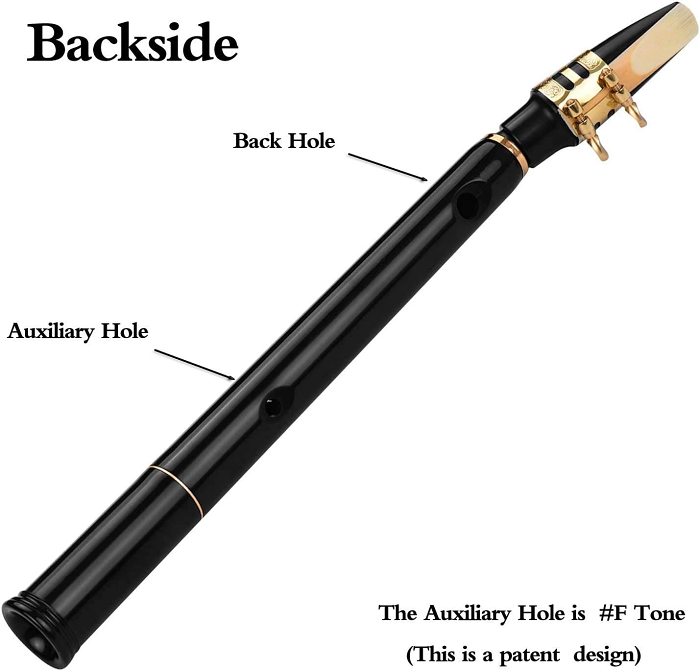 Key Of C Two Octave Range Pocket Travel Saxphone