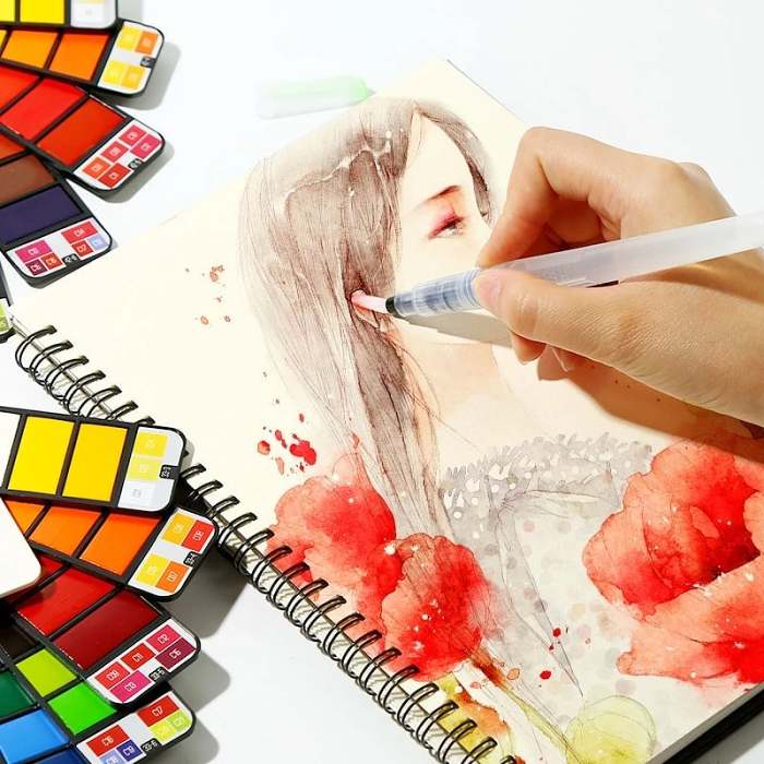 2023 Xmas Sale49% OFF -- Handy Watercolor Travel Kit
