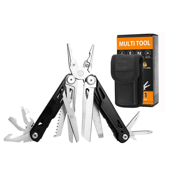 28-in-1 outdoor all -steel folding tool clamp camping equipment
