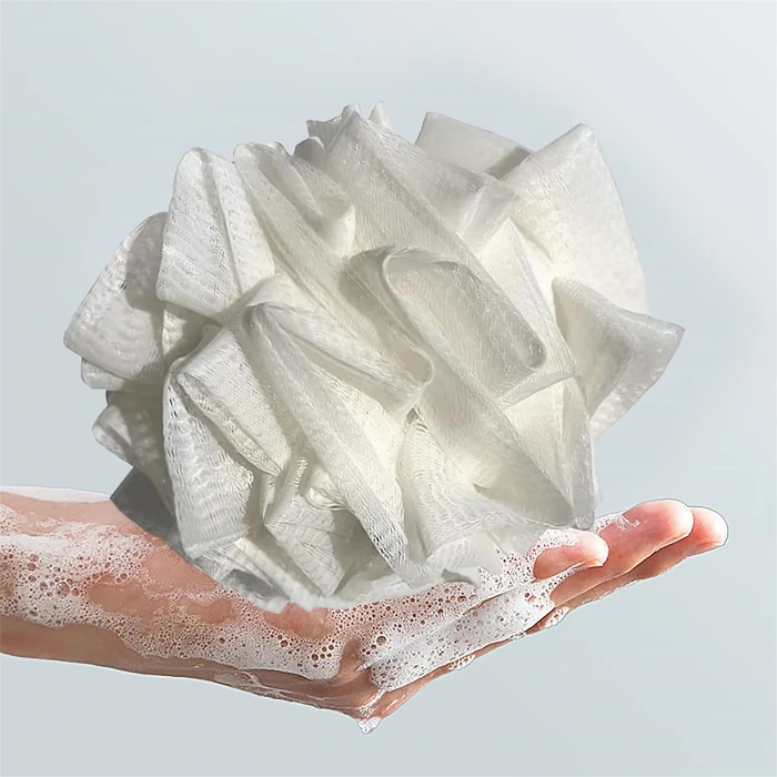 2-in-1 Bath Loofah Sponge-Amazing bubble volume