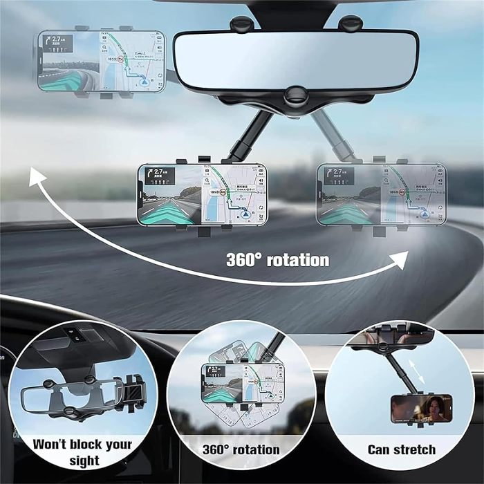 Mirror Mounted Phone Holder