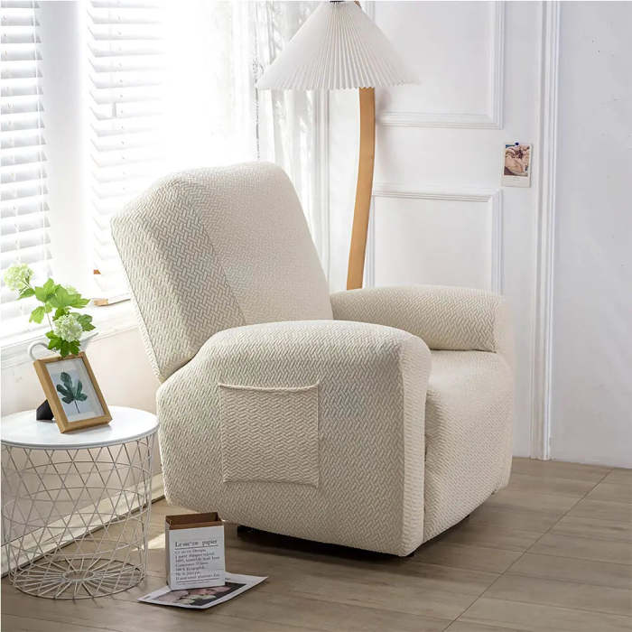 Soft Recliner Slipcover 4 Pcs Sofa Cover