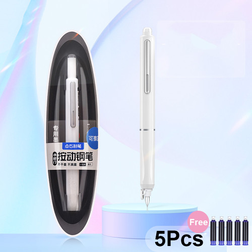 0.5mm sealed pressure fountain pen with interchangeable ink