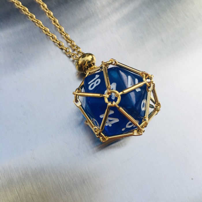 D20 Dice Holder Necklace
