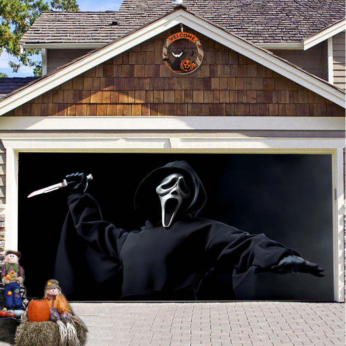 Halloween 2024 Garage Door Decoration