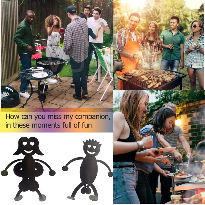 Funny Metal Craft Barbecue Forks