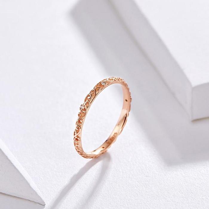Engraved Silver Ring
