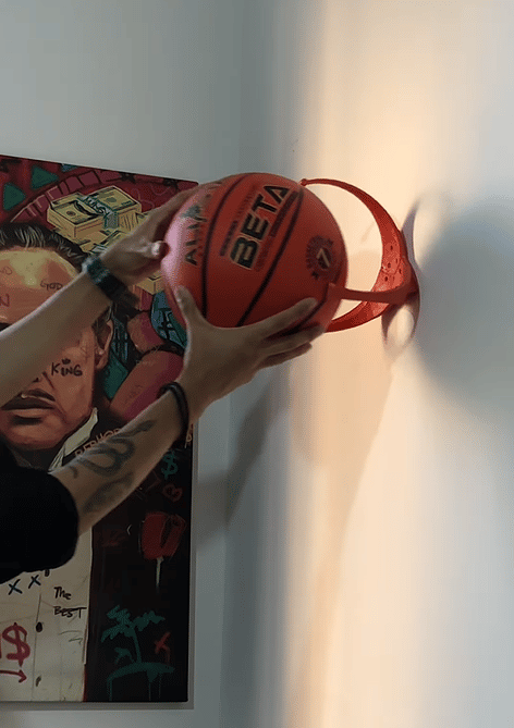 Wall Mountable Ball Rack