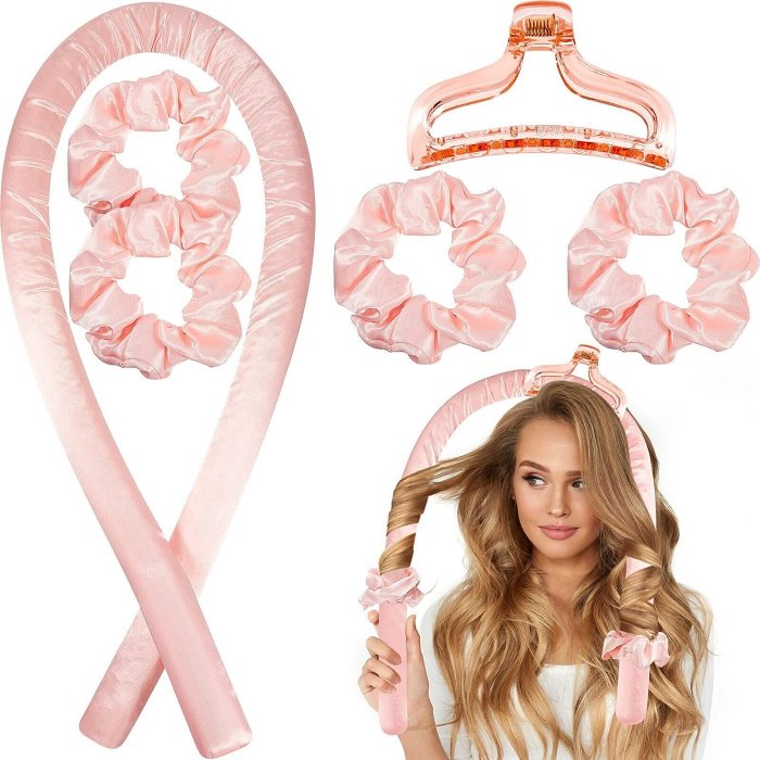 Mother's Day Hot Sale-Heatless Hair Curler Headband