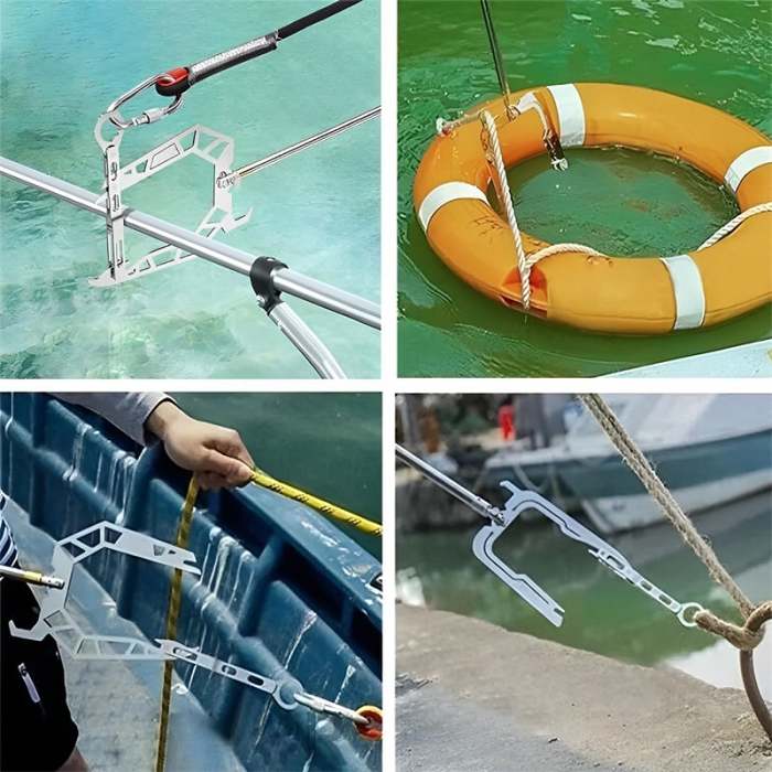 Telescoping Automatic Boat Dock Hook