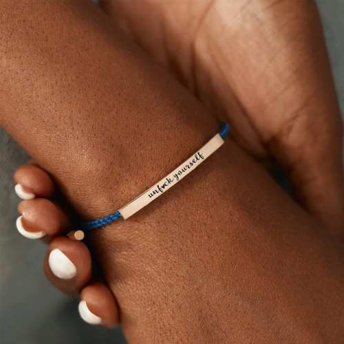 BUY 2 PAY FOR 1【add 2 to cart】UNFCK YOURSELF TUBE BRACELET