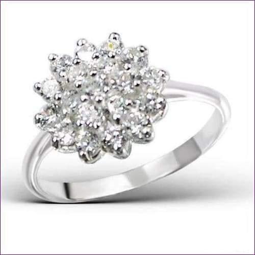 Flower Sterling Silver Ring