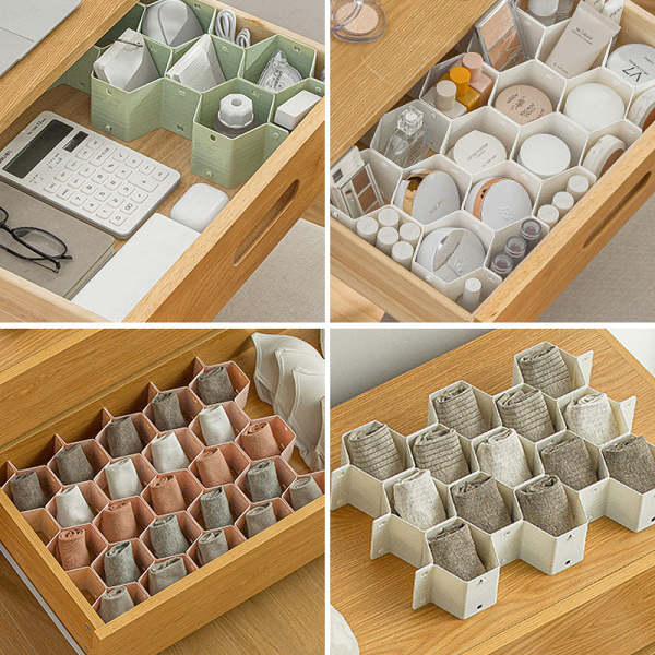 Last day 49% OFF Honeycomb Drawer Organizer Partitions