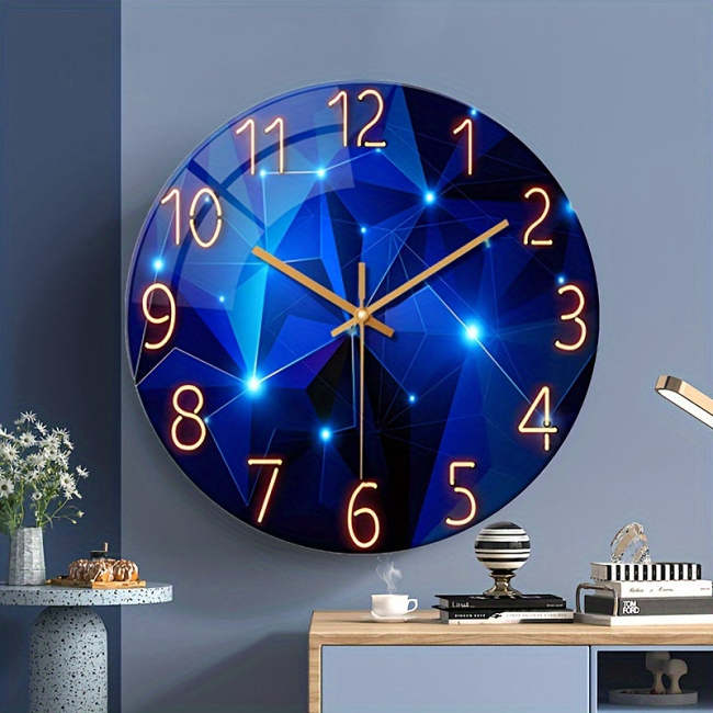 Geometric 12-inch Wall Clock