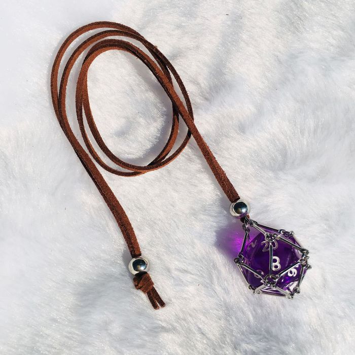 D20 Dice Holder Necklace