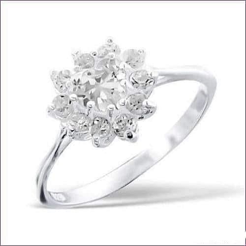 Crystal Flower Ring