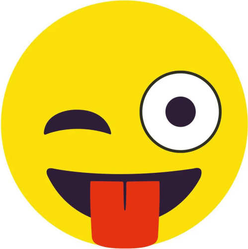 Winky Emoji Beach Towel