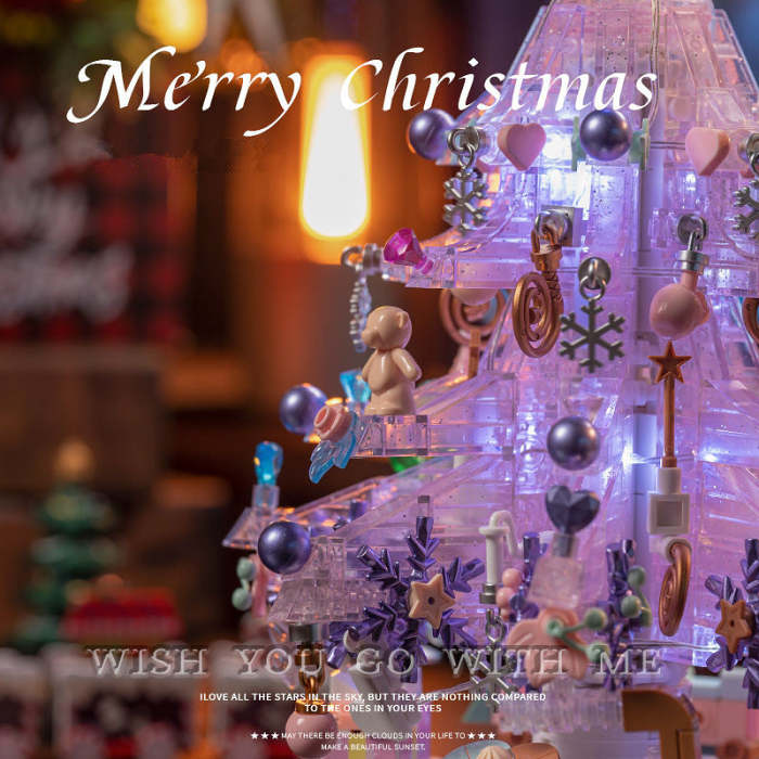 Crystal Christmas Tree Blocks Set