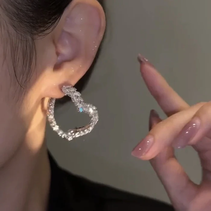 Crystal Front-Back Dangling Earring