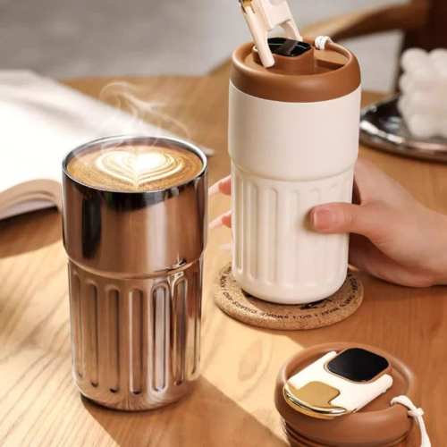 - Coffee Thermos With Temperature Display (BUY 2 FREE SHIPPING)