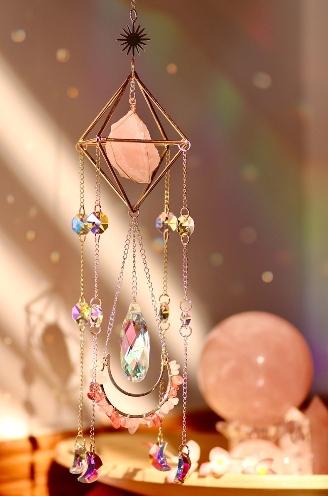 Handmade Natural Crystal Sun-catcher