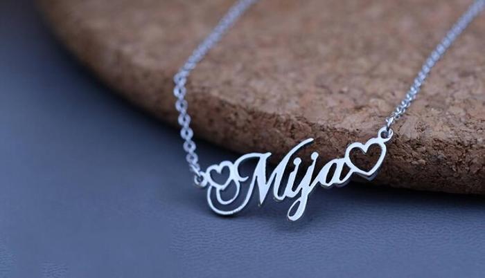 Custom Name Necklace for Women