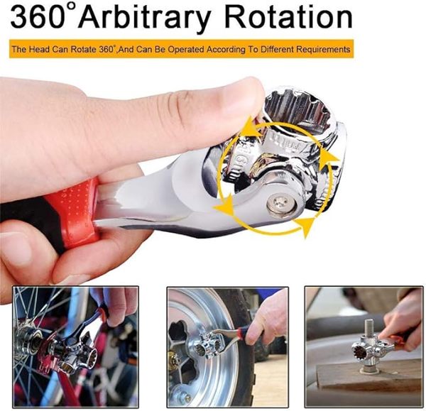 Hot Sale - 360° Rotating Socket Wrench