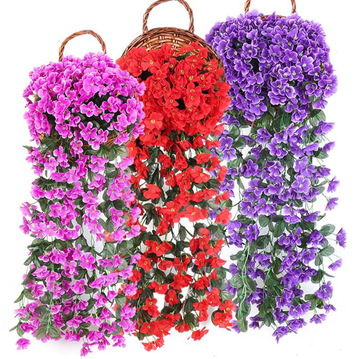 Vivid Beautiful Hanging Orchid Bunch