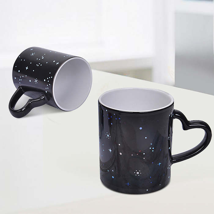 Customized Coffee Cup Creative Color Change Mug Ceramic Cup