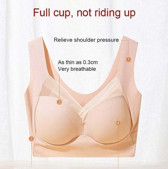 Fashion Deep Cup BraSummer sexy Push Up Wireless Bras (Size runs the same as regular bras)