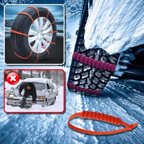 2023 Winter Hot SaleUniversal Reusable Anti-skid Nylon Tire Chains - BUY 3 GET 15%OFF & FREE SHIPPING