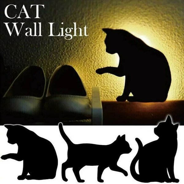 [Last day flash sale60% OFF] Cat Night Light - LED Sound Control B