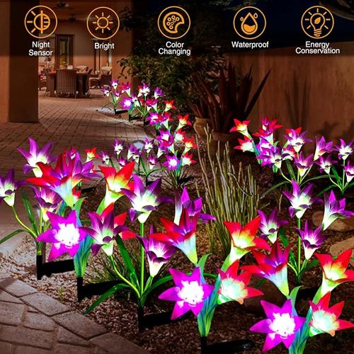 Solar Lily Garden Light