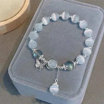 49% OFFBring Positive Energy Butterfly Cat's Eye Chrysoberyl Bracelet