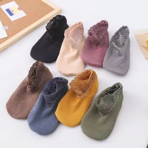 (HOT SALE  - 48% OFF) New Fashion Lace Warmer Socks