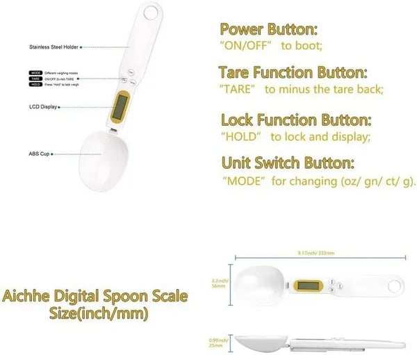 2024Hot Sale Kitchen Master-Electronic measuring spoon