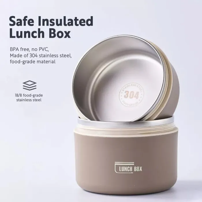 Portable Insulated Lunch Container SET