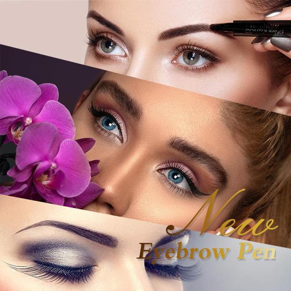 (CHRISTMAS SALE 48% OFF) 4-Point Eyebrow Pen-BUY 4 FREE SHIPPING
