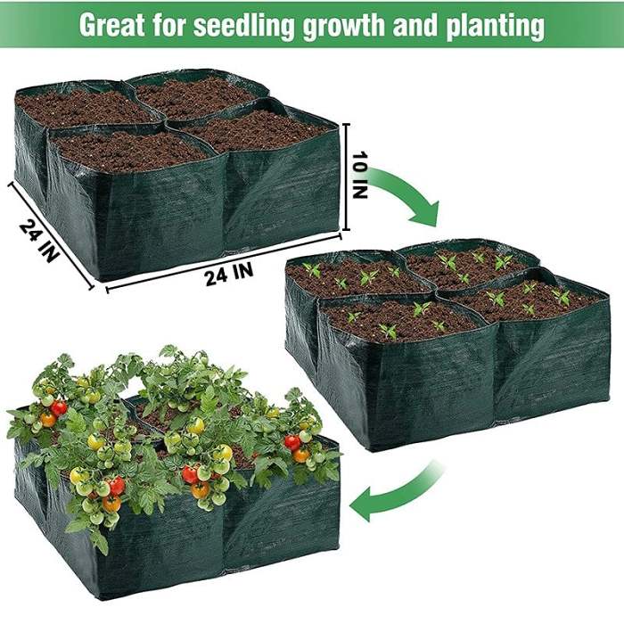 Summer Sale- 40% OFF&【Buy More Save More】Breathable Large Garden Planting Bed