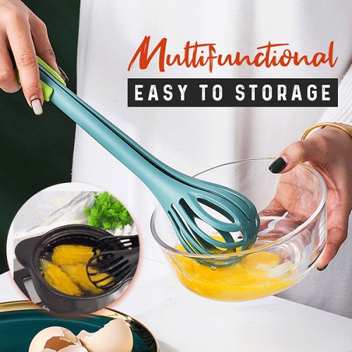 (New Year Promotion- SAVE 48% OFF)Kitchen Tongs Egg WhiskBUY MORE SAVE MORE