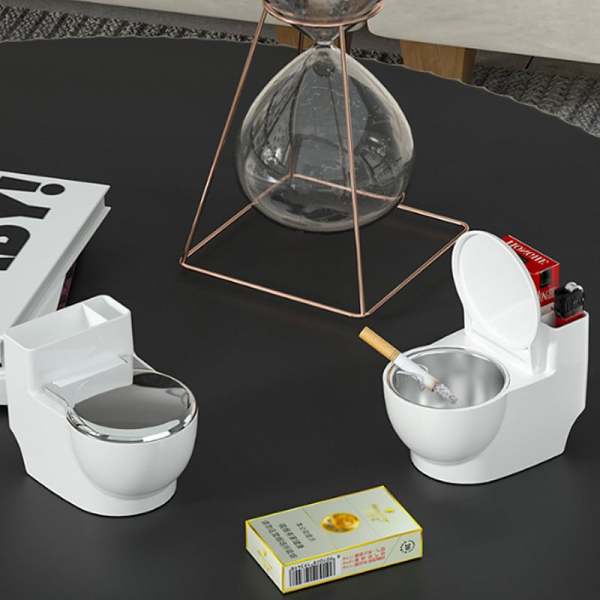 Toilet-shaped Ashtray