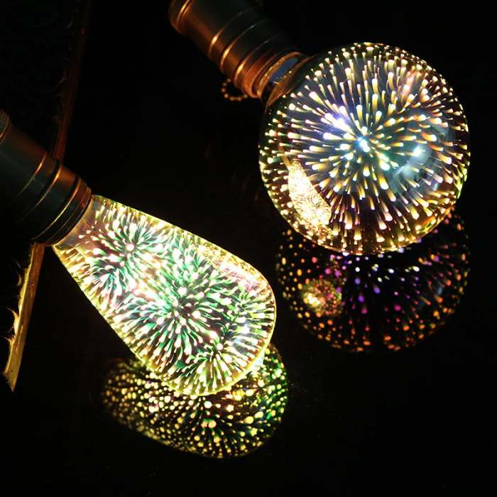 SUMMER SALE 40% OFF3D Fireworks LED Light Bulb