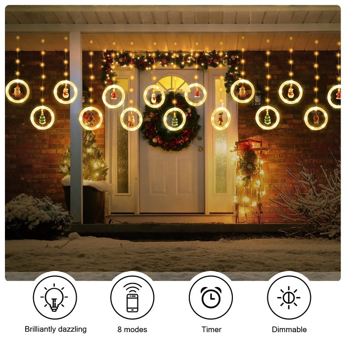 LAST DAY 49% OFFChristmas Decor Ring Lights