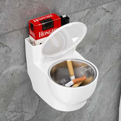 Toilet-shaped Ashtray