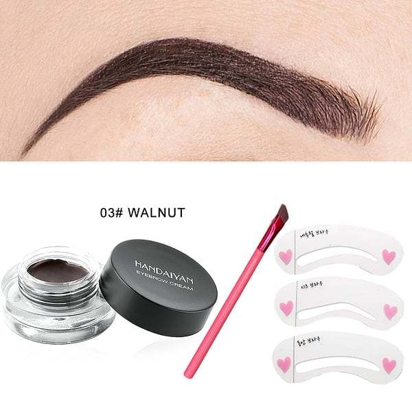 (New In)Multi-function Eyebrow Brush & Eyebrow CreamBuy 2 Get 1 Free(3 Pcs)